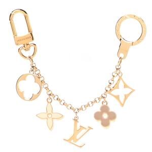Louis Vuitton Brass Enamel Fleur De Monogram Bag Charm 2019 (LVXX017)